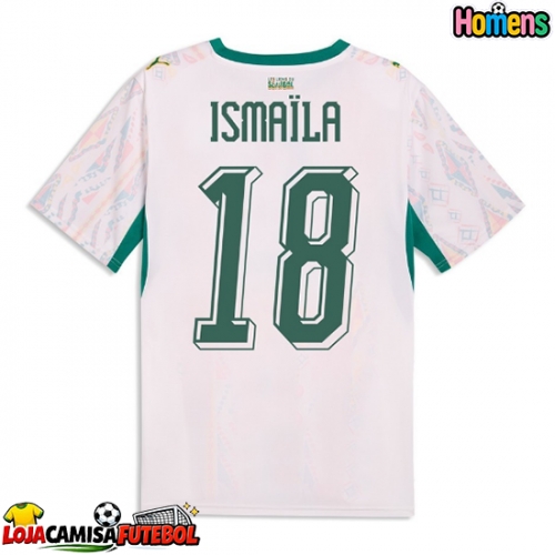 Camisa de Futebol Senegal Ismaila Sarr #18 Equipamento Principal Mundo 2026 Manga Curta